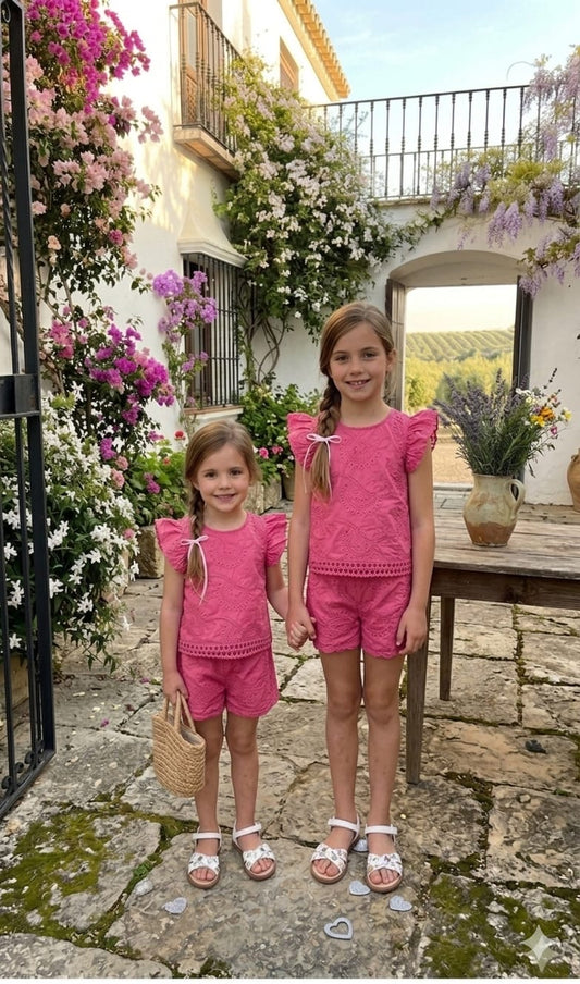 Conjunto Daniela rosa