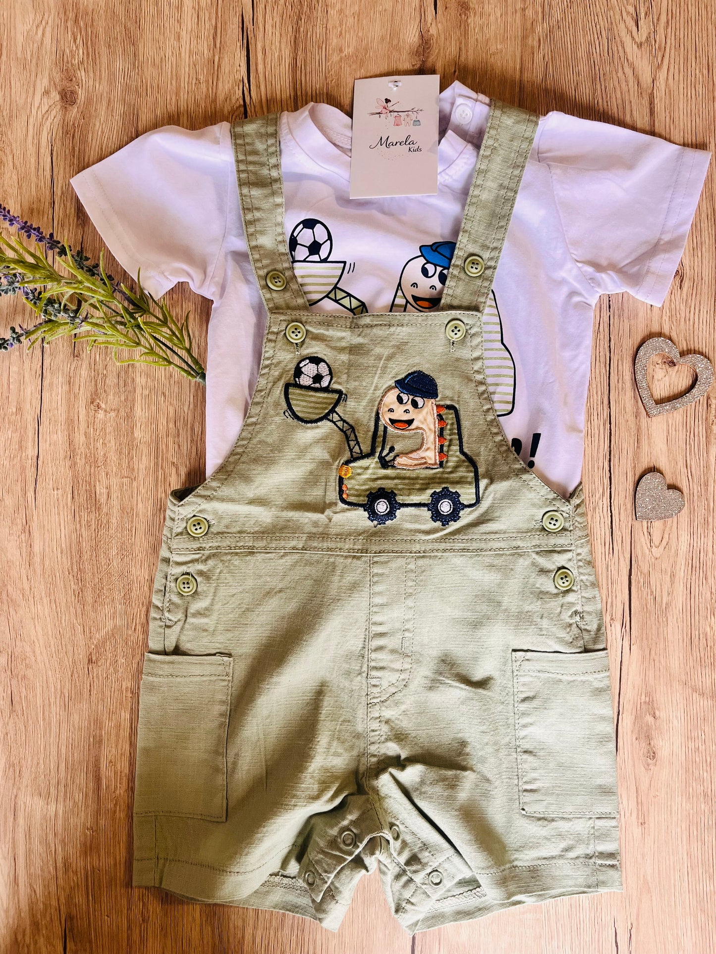 Peto cocodrilo + camiseta