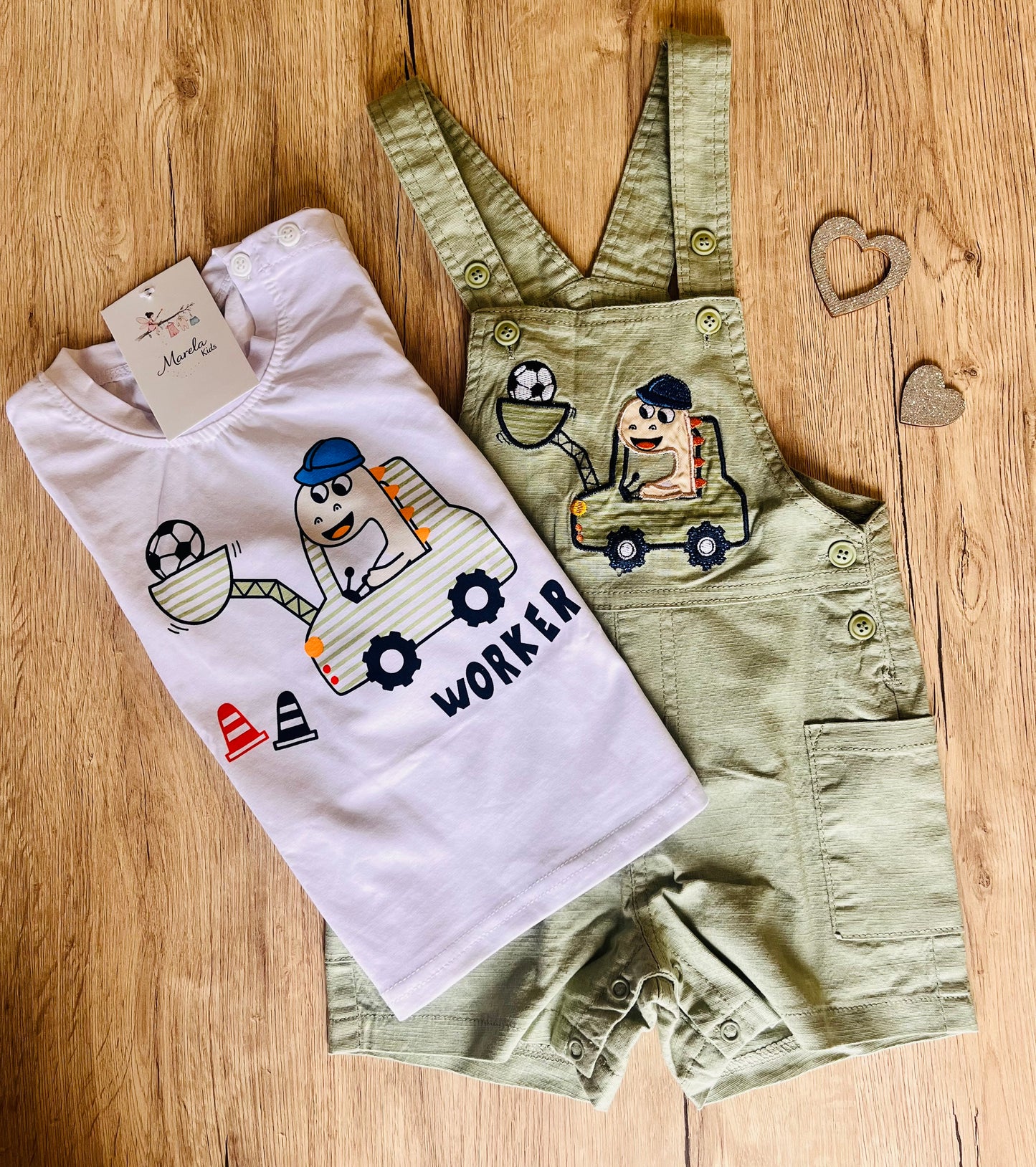 Peto cocodrilo + camiseta