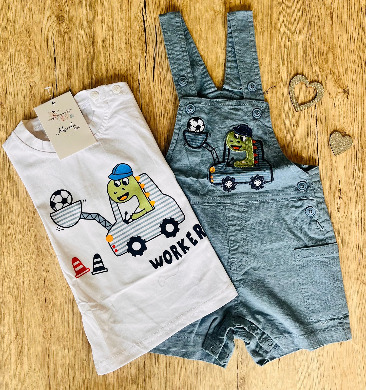 Peto cocodrilo + camiseta