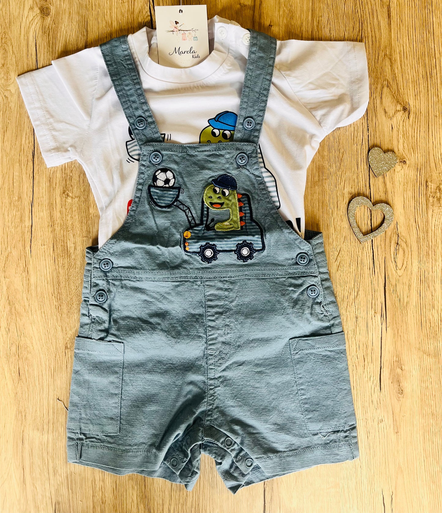 Peto cocodrilo + camiseta