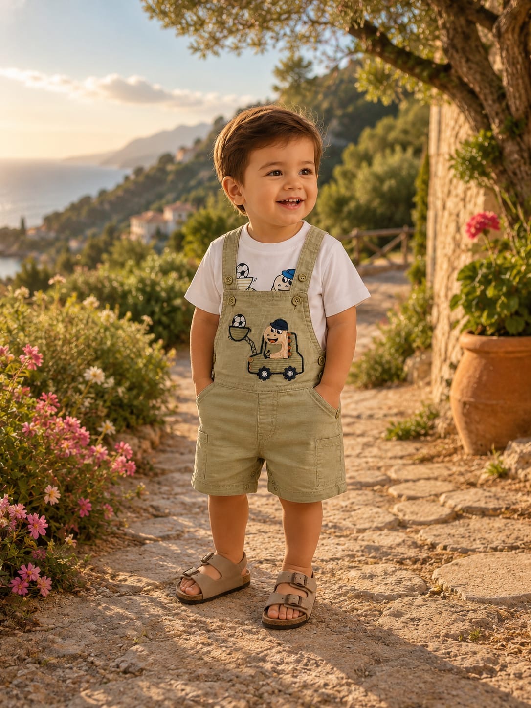 Peto cocodrilo + camiseta