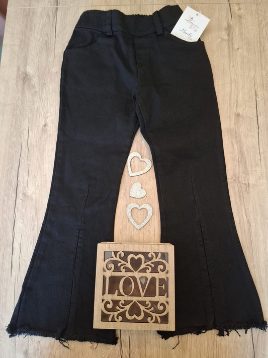 Pantalon de campana negro